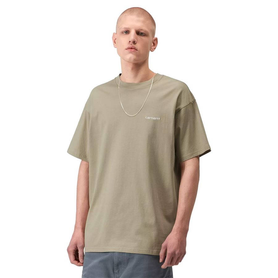 S S Script Embroidery T-Shirt manica corta da uomo Carhartt WIP | I0304353LWXX